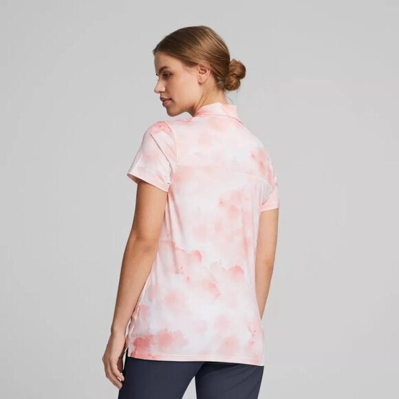 Puma MATTR Cloudy Polo Women's Sz Small Lovable Golf club logo - Picture 2 of 5